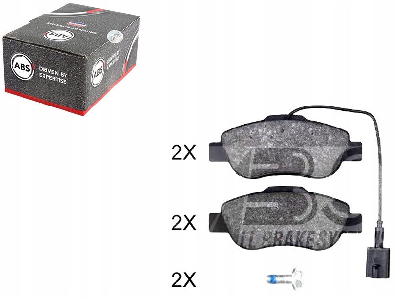 фото №1, Abs35066 гальмівні колодки гальмівний. ford ka 1,3tdci 08- перед