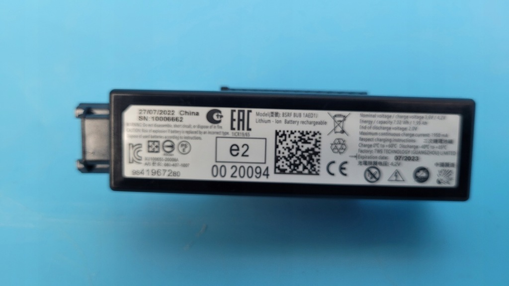 фото №8, Opel astra l vi gse 1.5d 23r дополнительная аккумулятор аккумулятор 9841967280