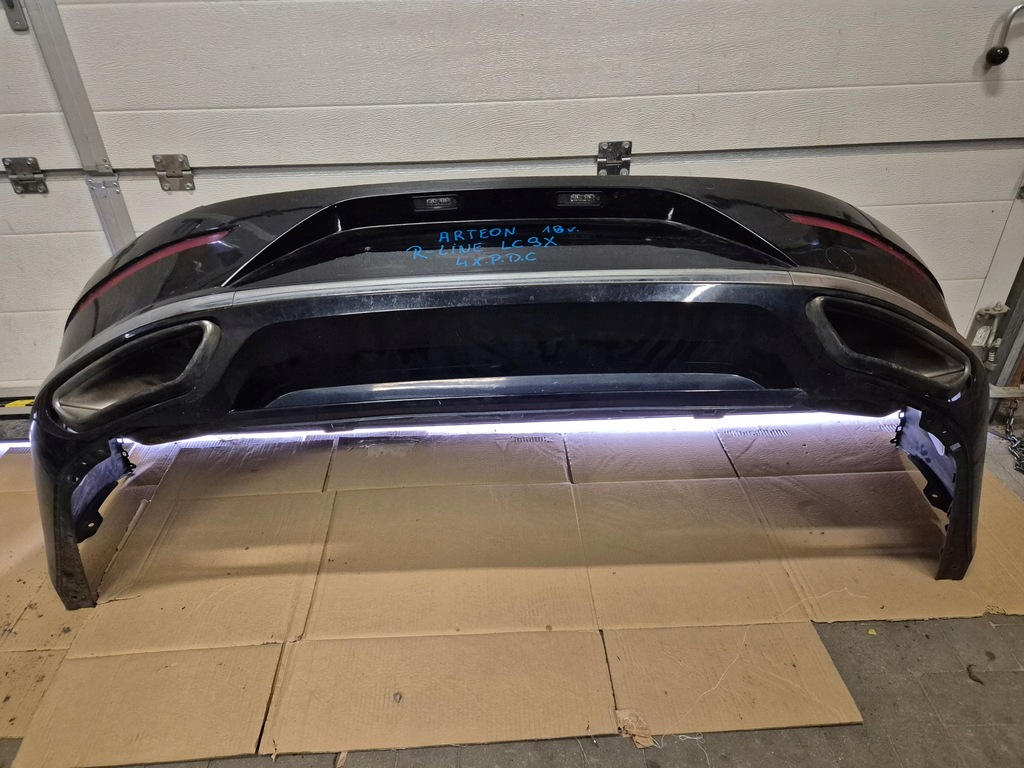 фото №5, Бампер задний vw arteon 18 rok r-line 4xpdc цвет lc9x оригинал