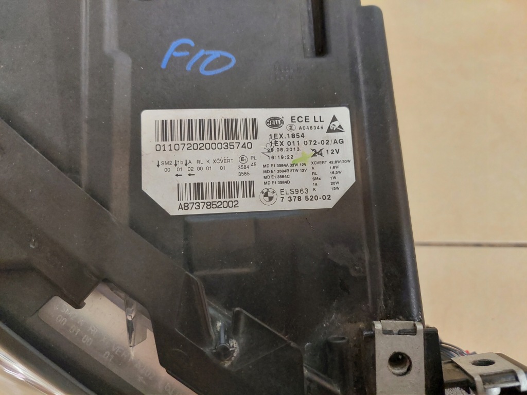 фото №3, Bmw 5 f10 full led правая