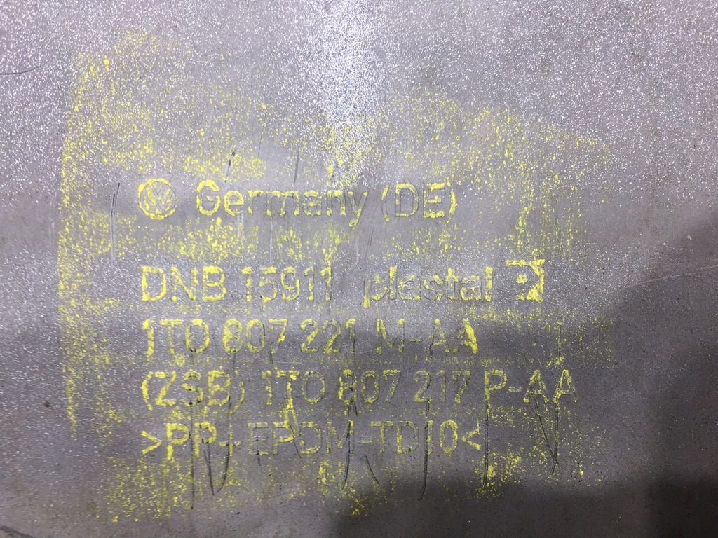 фото №13, Vw caddy 2k5 touran lift 10-15 бампер передний na омыватель 4xpdc решётка радиатора