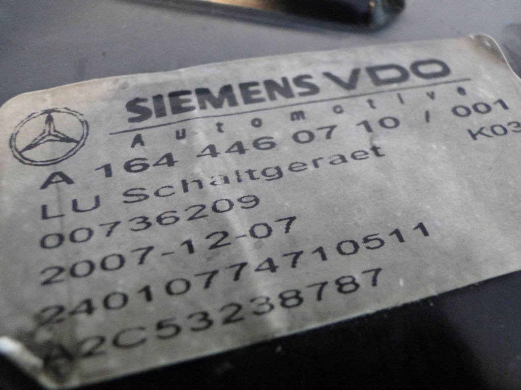 фото №6, Mercedes модуль блок управления dsm коробки автоматической 722 r klasa w251 251