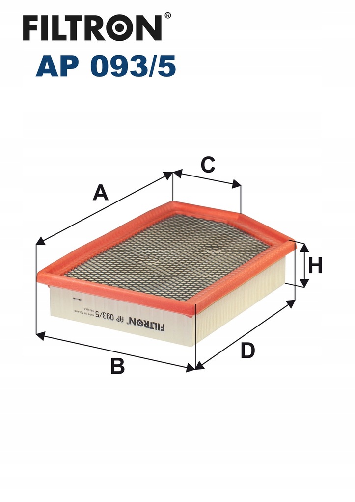 фото №2, Filtron ap 093/5 фільтр повітря