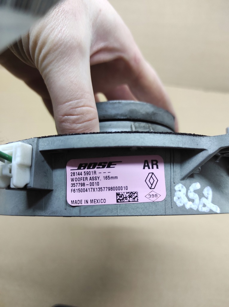 фото №4, Динамік двері задня bose renault talisman megane iv espace v 281445901r