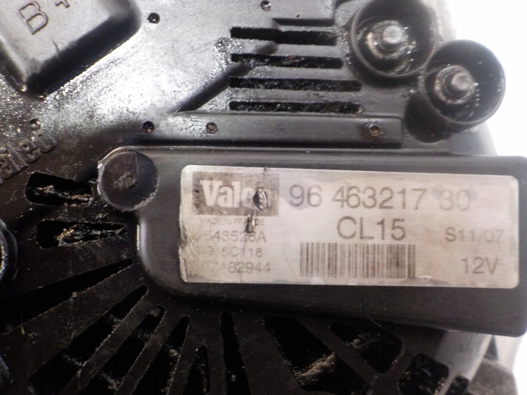 фото №4, Citroen c4 coupe 2008r 1.6 генератор 9646321780