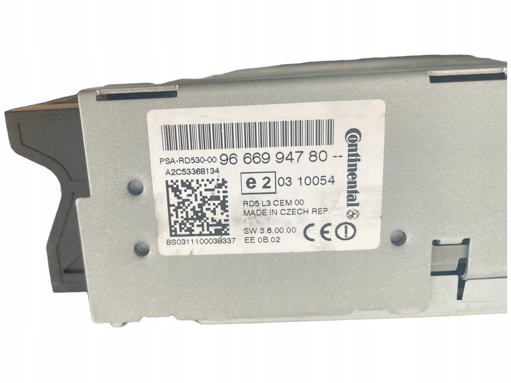 фото №2, Citroen c4 радіо cd 9666994780