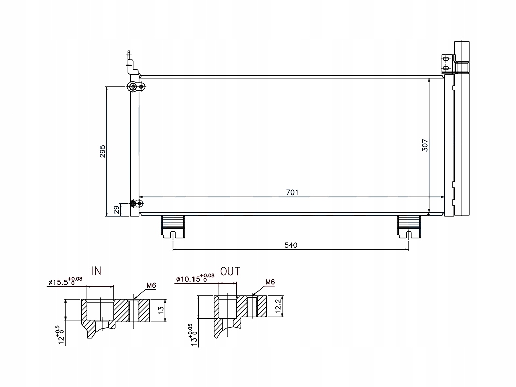 фото №1, Lexus rx 2009-2012 радиатор кондиционера 8846048150