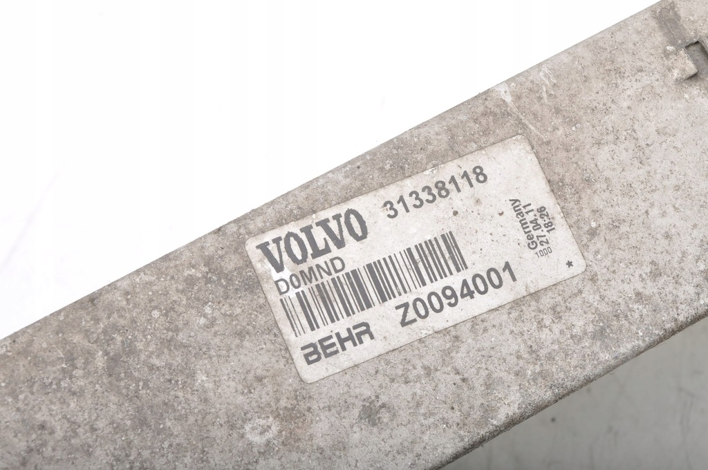 фото №6, Volvo c30 s40 v50 c70 ii радиатор воздуха интеркулер 31338118