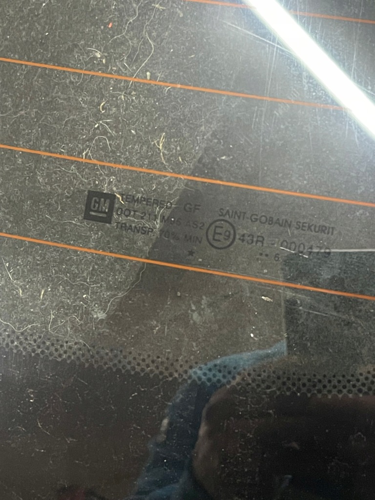 фото №3, Opel corsa c стекло задняя задняя w крышка