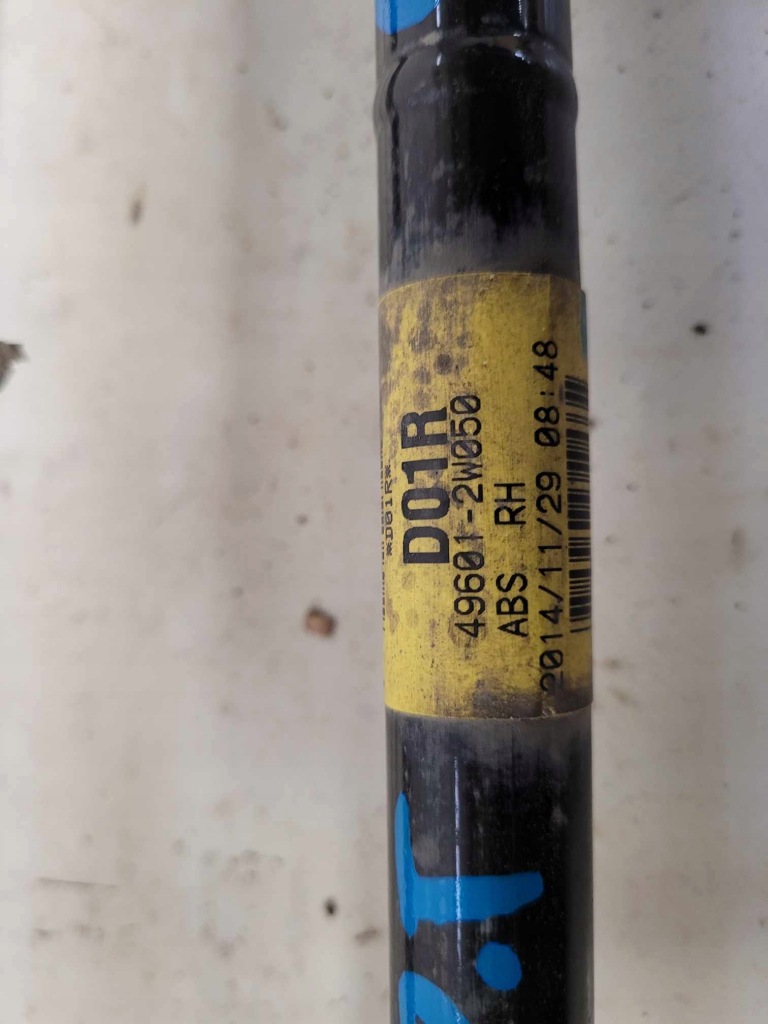 фото №3, Приводной вал задняя левый правый hyundai santa fe iii 2015