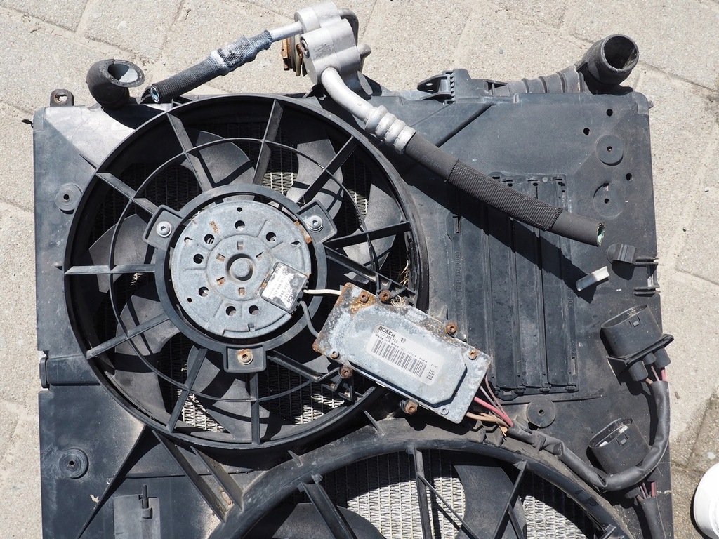 фото №5, Vw touareg 7l вентилятор радіатора модуль 1137328173 0130303293 7lo959455d