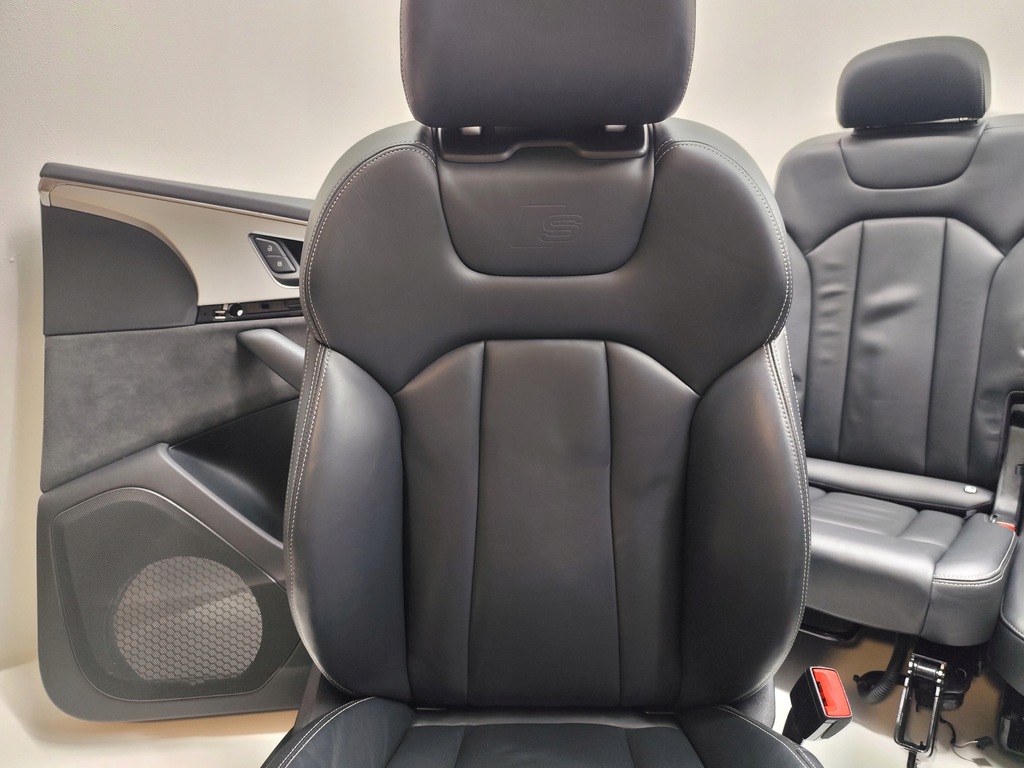 фото №9, Audi q7 4m s-line сиденья кожа обшивки туннель комплект