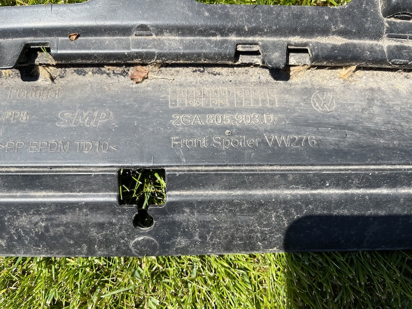 фото №3, Vw t-roc 2ga накладка w бампер передній оригінал