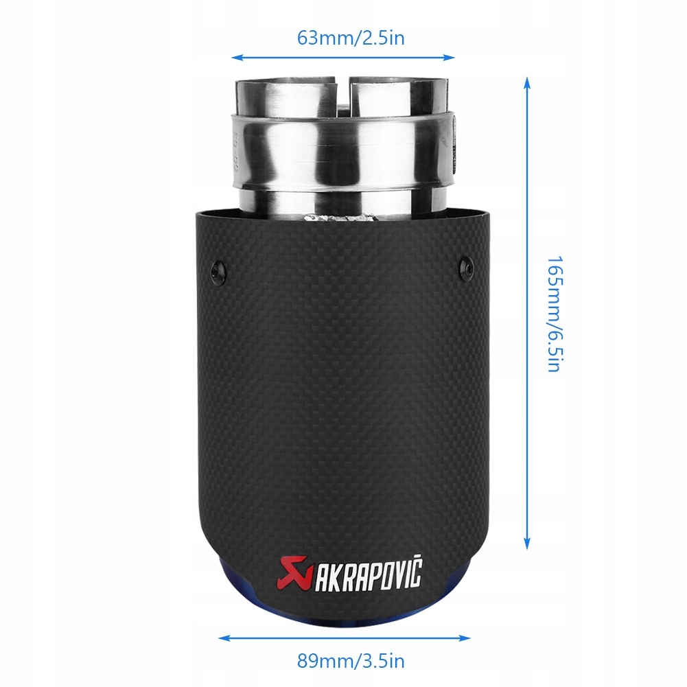 фото №16, Наконечник вихлоп глушника накладка 63mm 89mm