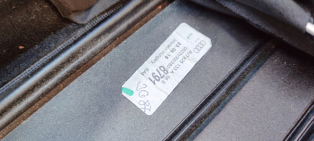 фото №5, Полка задняя задняя audi a3 8v cabrio 8v7825133a