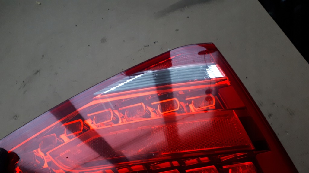 фото №13, S4 b8 a4 лампа led левая левый задняя w крышка sedan