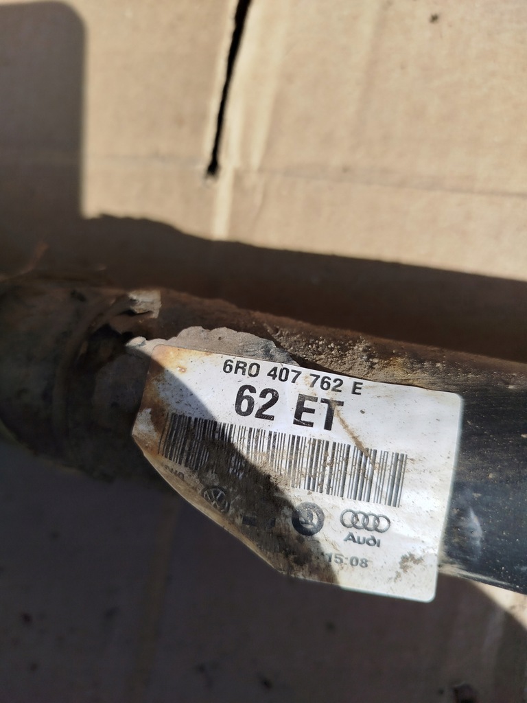 фото №6, Приводной вал правая seat ibiza 4 1.4 tdi 6r0407762e
