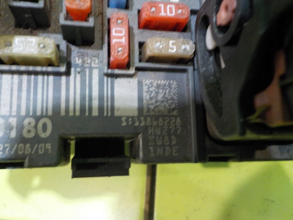 фото №6, Peugeot 3008 i 1.6 hdi 09r 5d коробка запобіжників bsm 9666700180