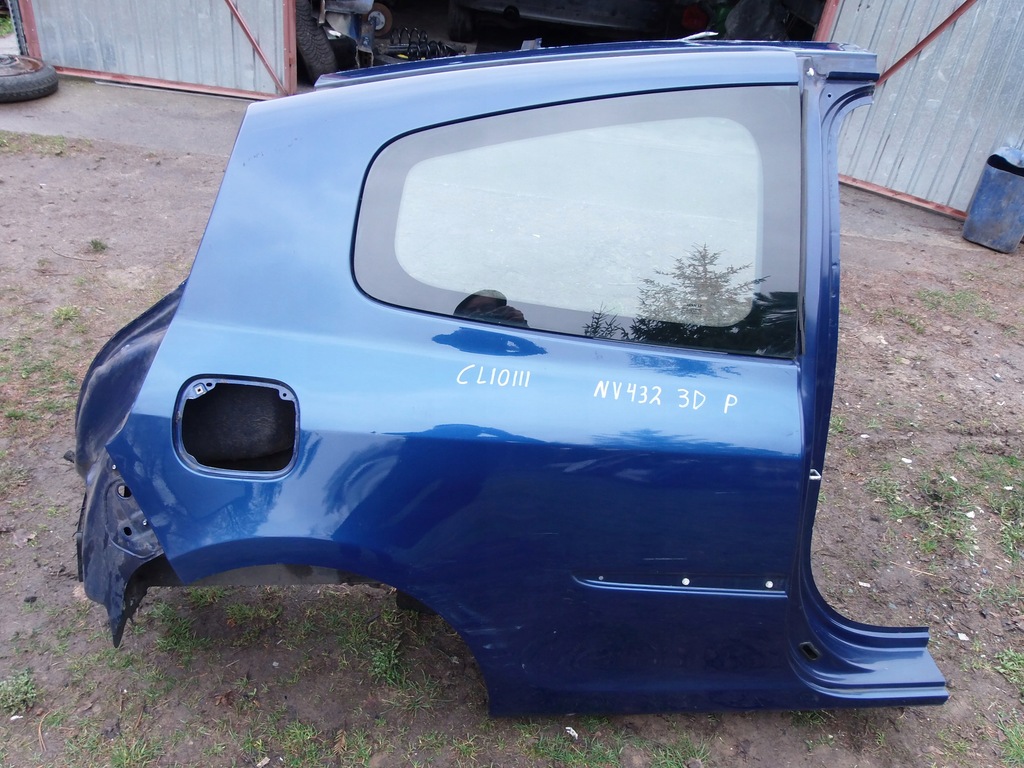фото №1, Крыло четверть правый задняя nv432 renault clio iii 3 дверь europa