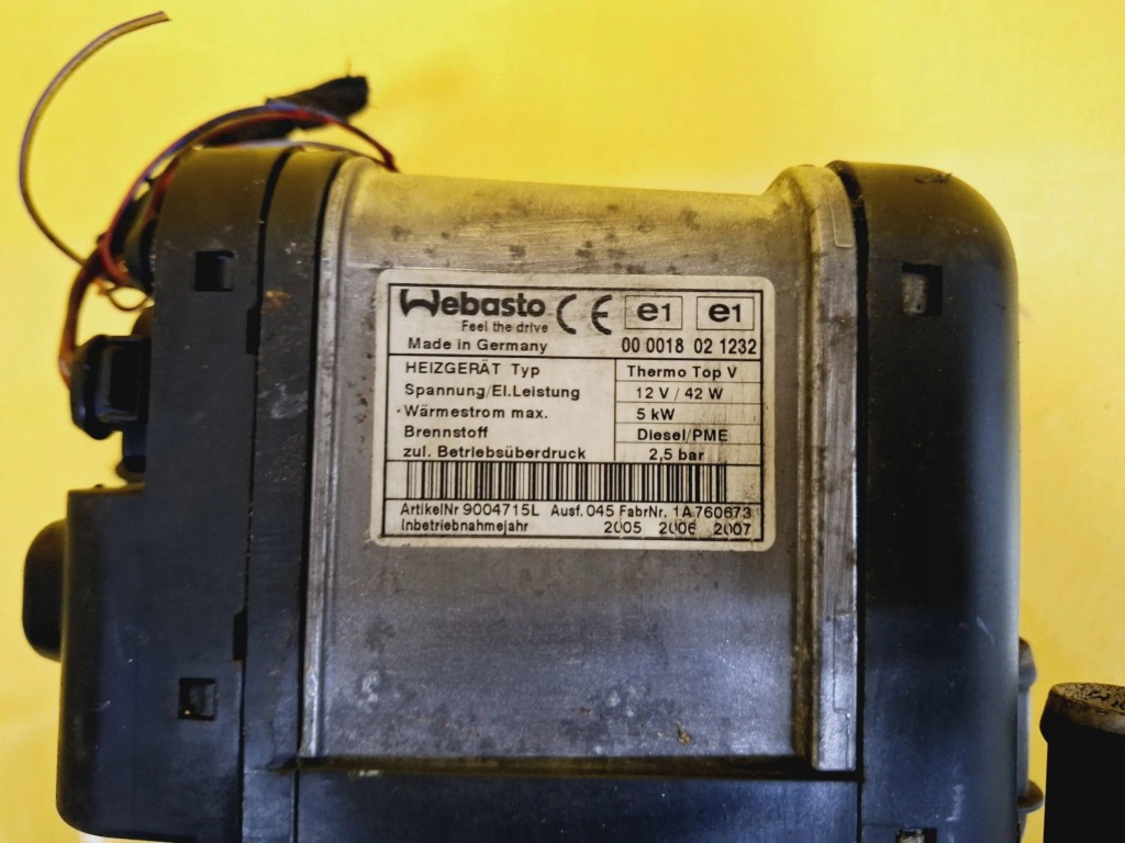 Обігрівач стояночний webasto 4f0265081h a6 c6 дизель 5kw 12v/ 42w nr29 Недорого