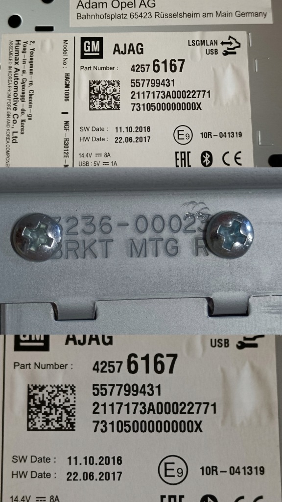 Opel karl 16- радио 42576167 Киев