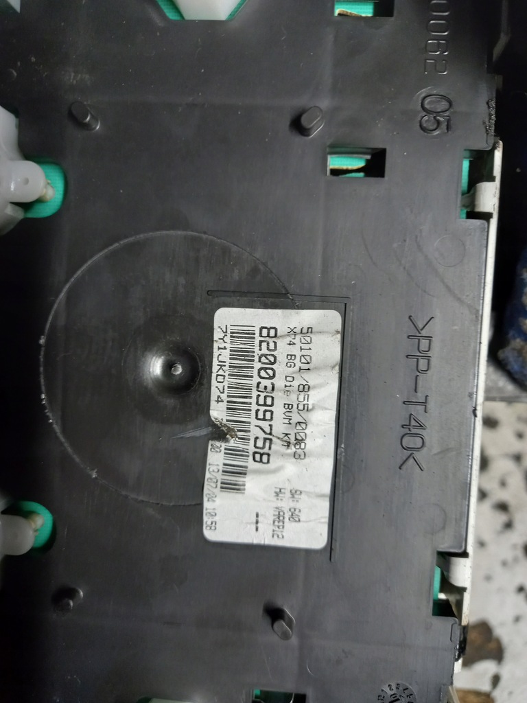 фото №4, Счетчик приборы 1.9dci renault megane ii 8200399758