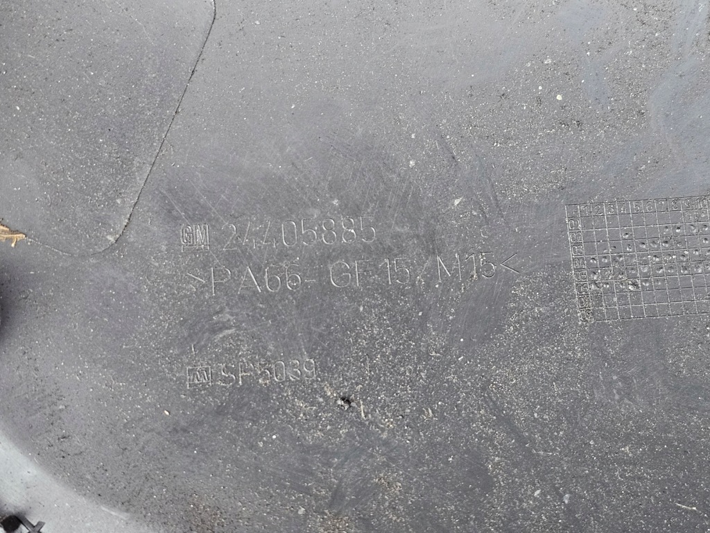 Защита корпус распределительного вала комплектная opel astra h zafira b meriva a 1.6 z16xep Оригинал