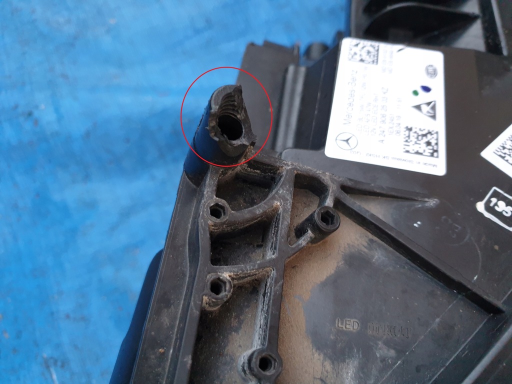 фото №6, Mercedes b-klasa w247 w 247 лампа передня ліва