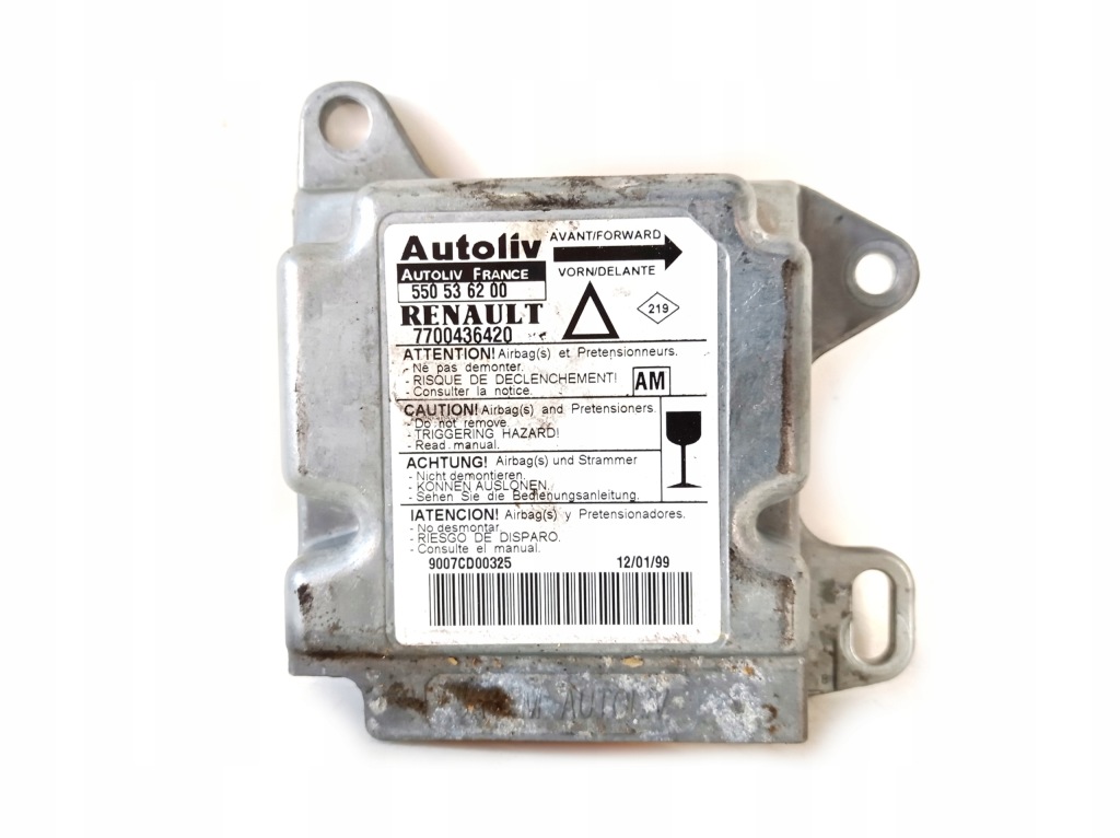 фото №1, Модуль датчик подушка безопасности renault laguna i 7700436420