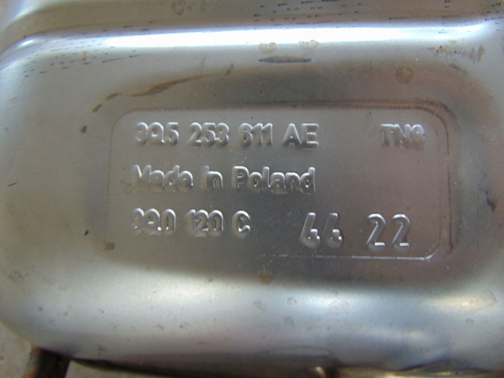 фото №7, Vw passat b8 выхлоп гаситель 1.5tsi 3q5253611ae 22r