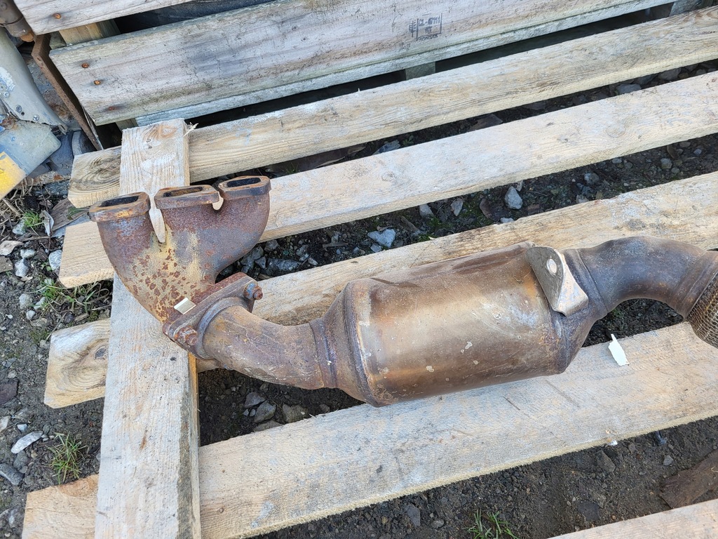 фото №6, Porsche cayenne 7p5 vw touareg 3.6 выхлоп катализатор правый dpf 7p0131701