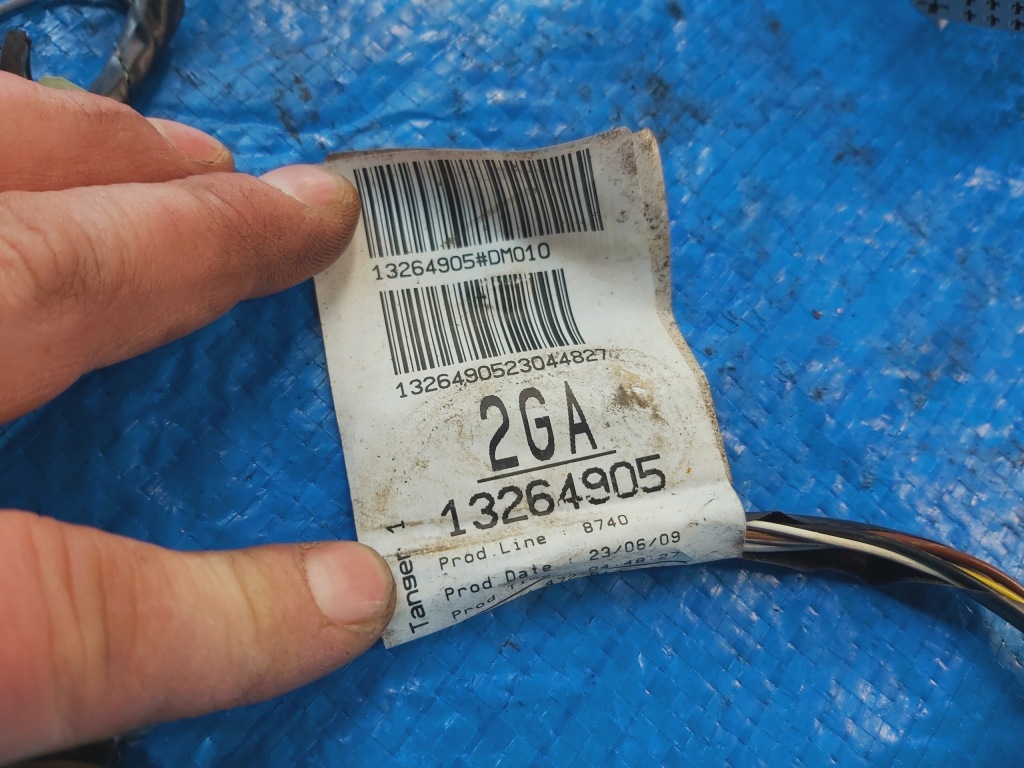 фото №12, Opel-części | insignia a жгут электропроводка дверь левая перед europa 13264905