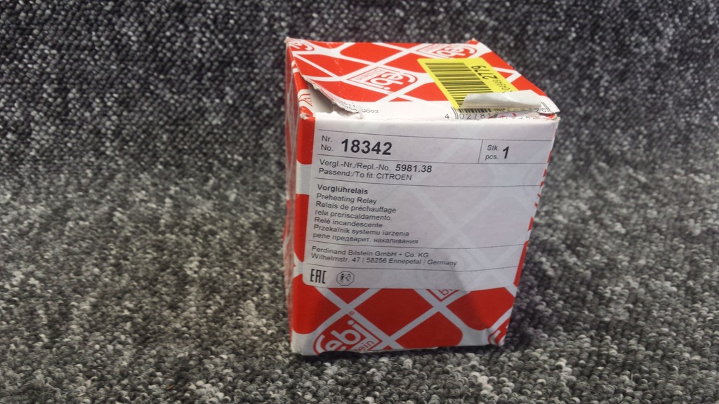 фото №14, Febi реле свічка розжарювання citroenpeugeot