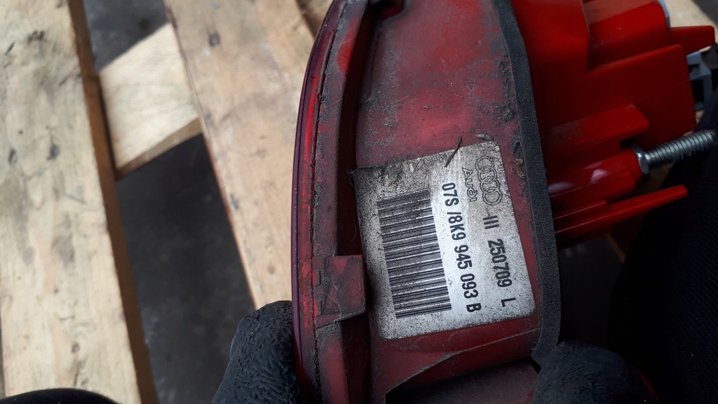 фото №7, A4 b8 s4 лампа led левая левый задняя w крышка kombi