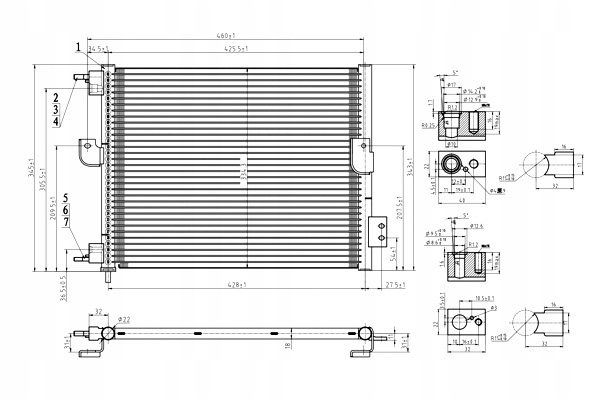 фото №2, Конденсатор конденсатор кондиционера atos 1.0 12v 98-00 hart