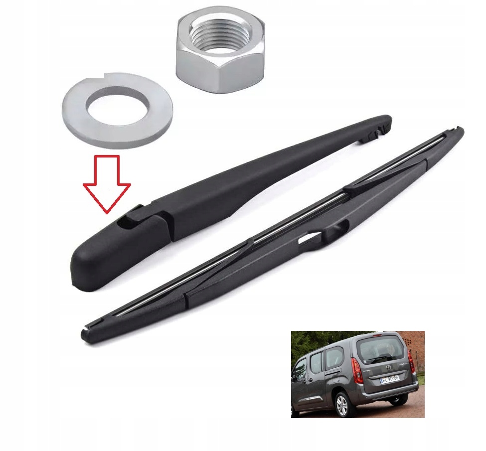 фото №1, Важіль двірник задня toyota proace city кришка багажника