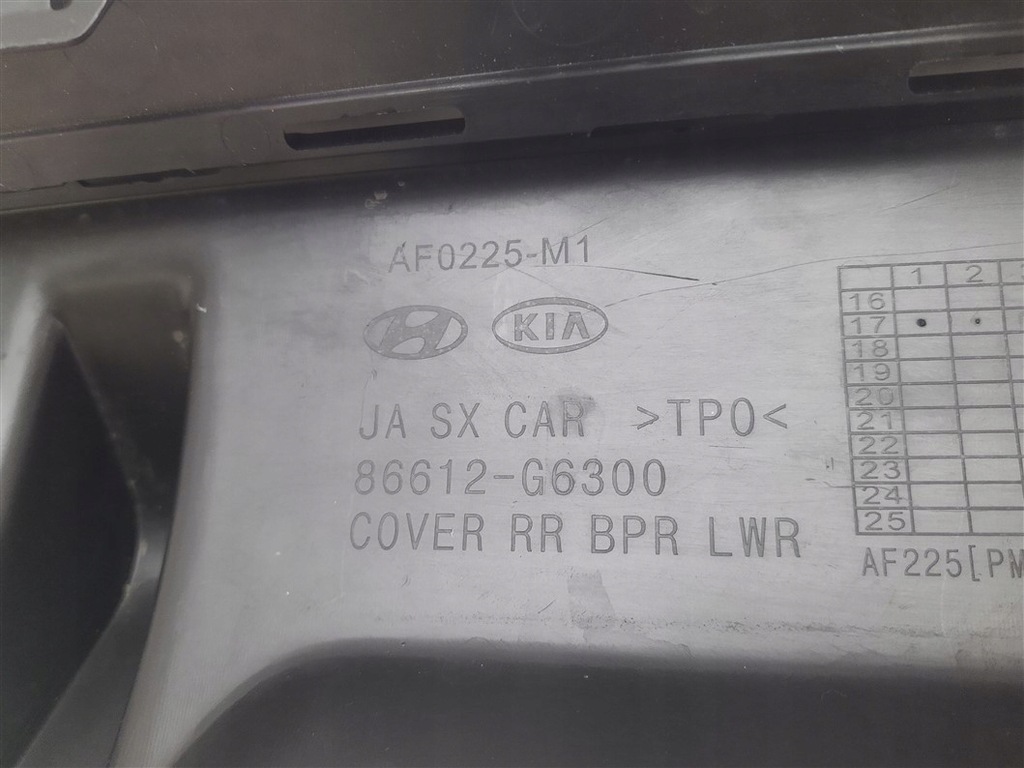 фото №10, Накладка бампер задняя kia picanto 3 iii gt