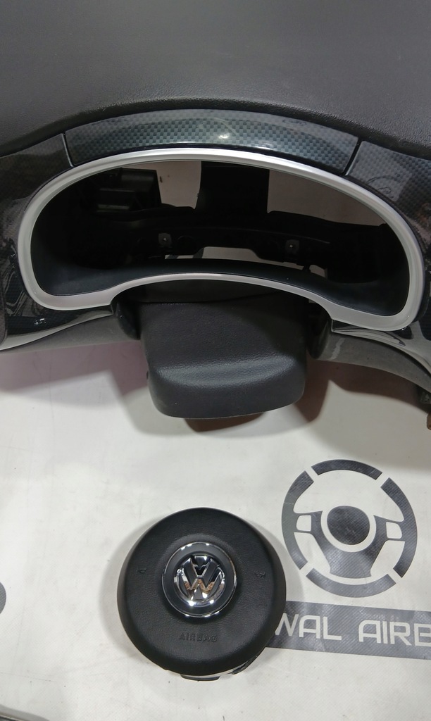 фото №7, Volkswagen vw beetle приборная панель консоль подушка безопасности подушки безопасности ремни оригинал демонтаж