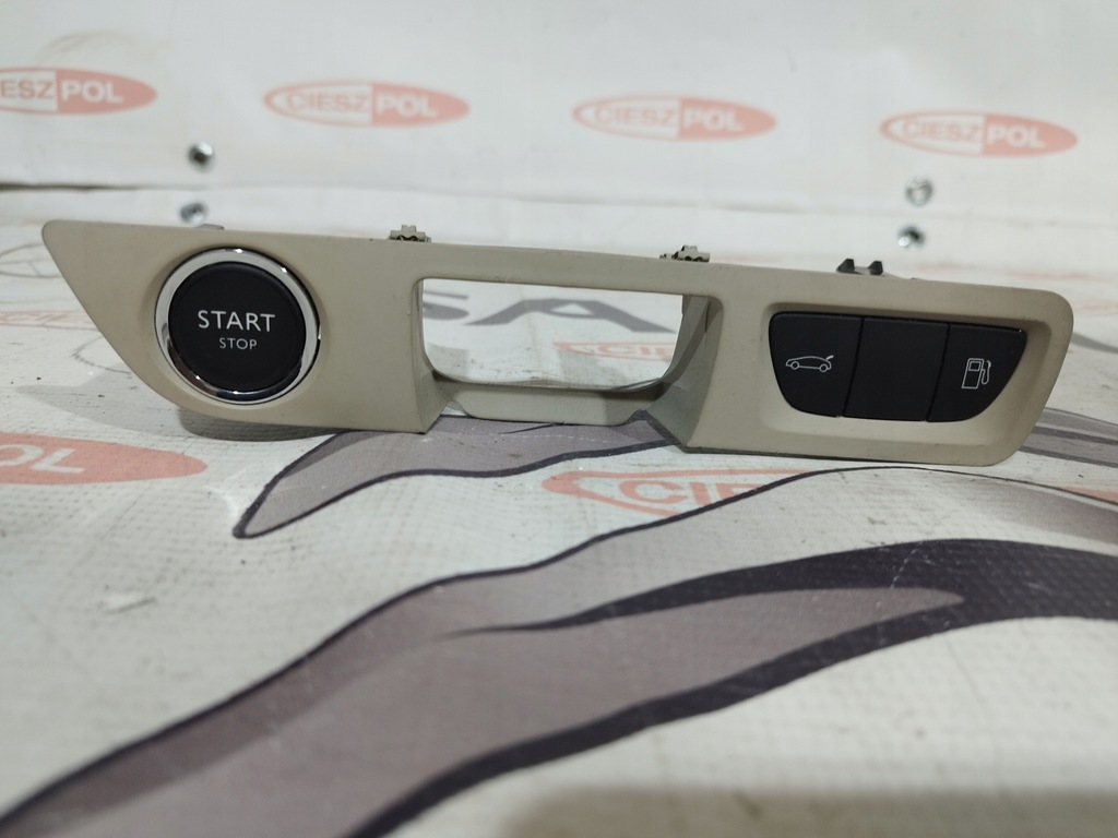 фото №1, Рамка кнопка запуск стоп багажник заливная горловина peugeot 508 i lift org 9686450377