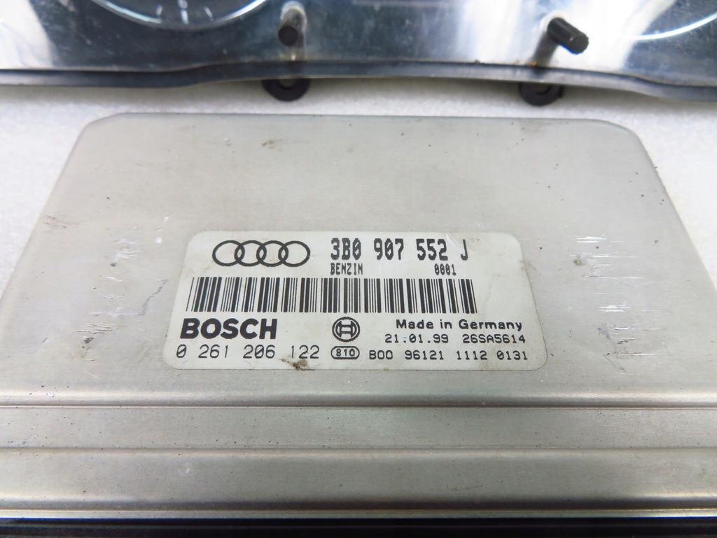 фото №7, Замок зажигания блок управления audi a6 c5 2.4 3b0907552j 0261206122