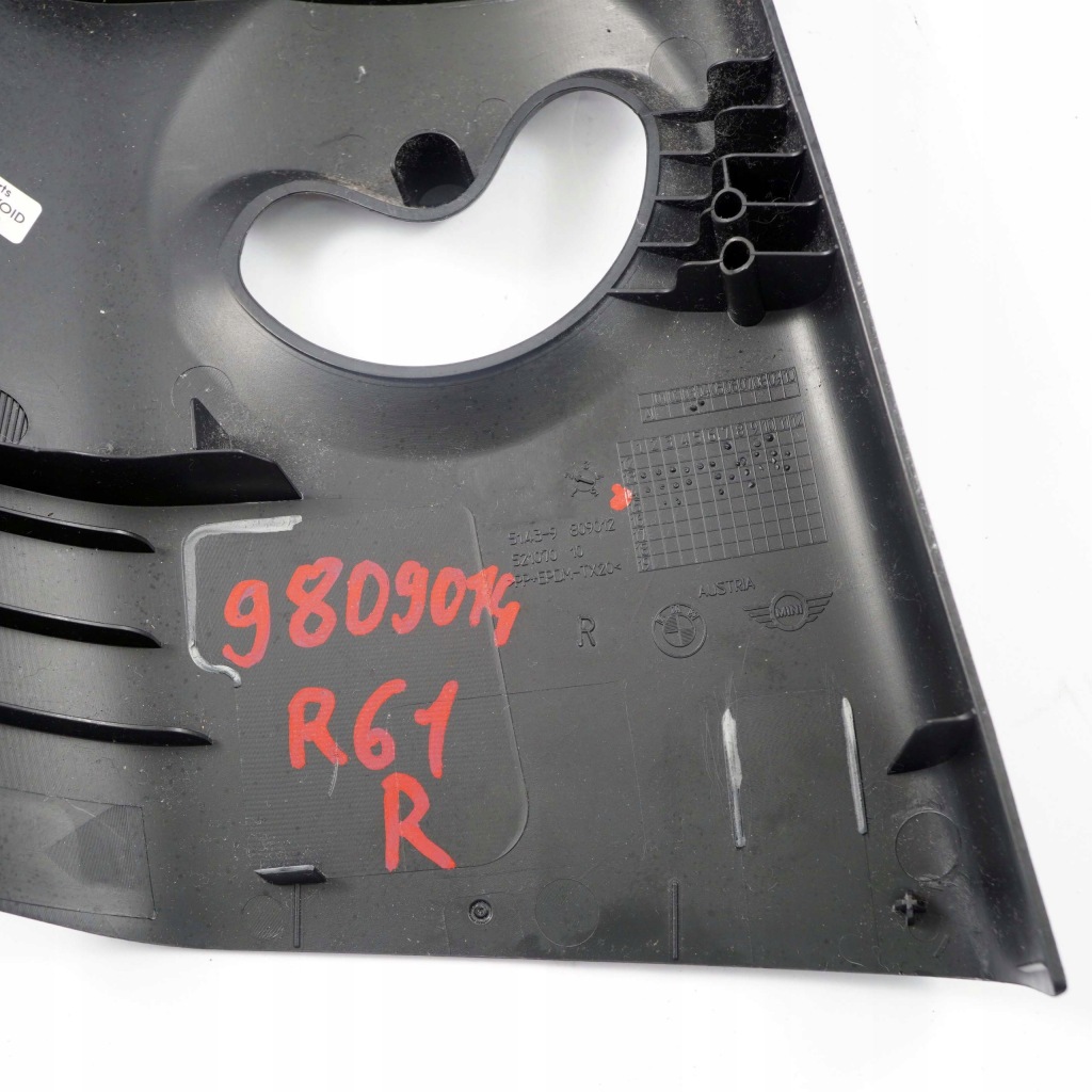 Mini paceman r61 накладка стойка a правый  9809012 Оригинал