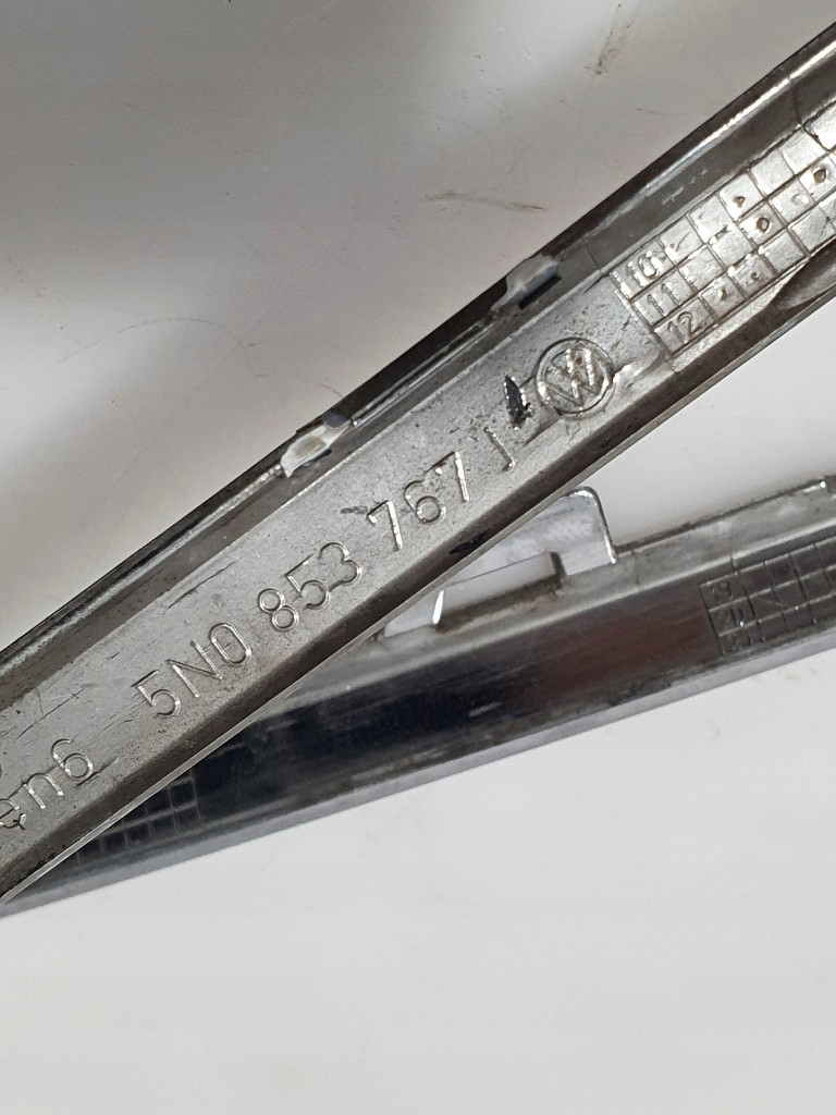 фото №12, Vw tiguan 5n накладки решітка решітка передній хром 5n0853767j 5n0853768h