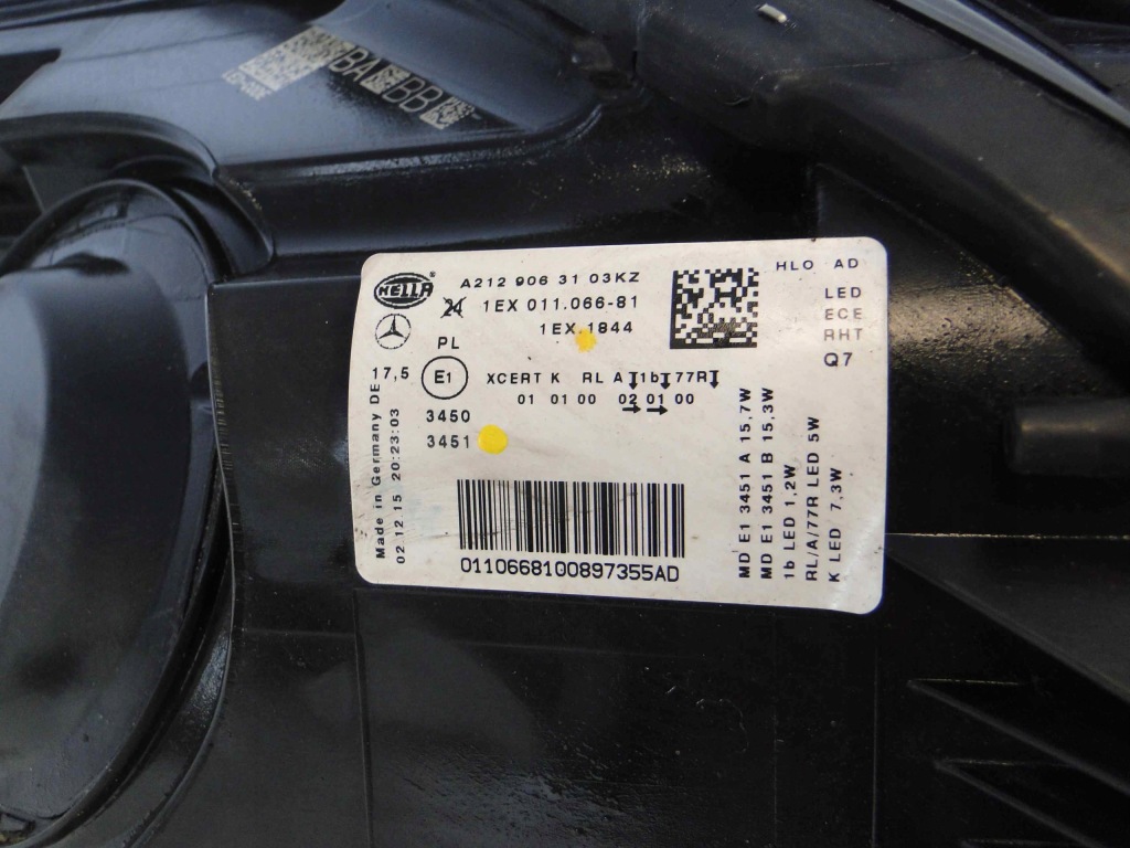 Mercedes e klasa w212 212 рестайлинг  фара левая led ils Оригинал