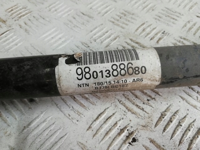 фото №8, Citroen ds3 c3 ii lift привідний вал права 9801388680