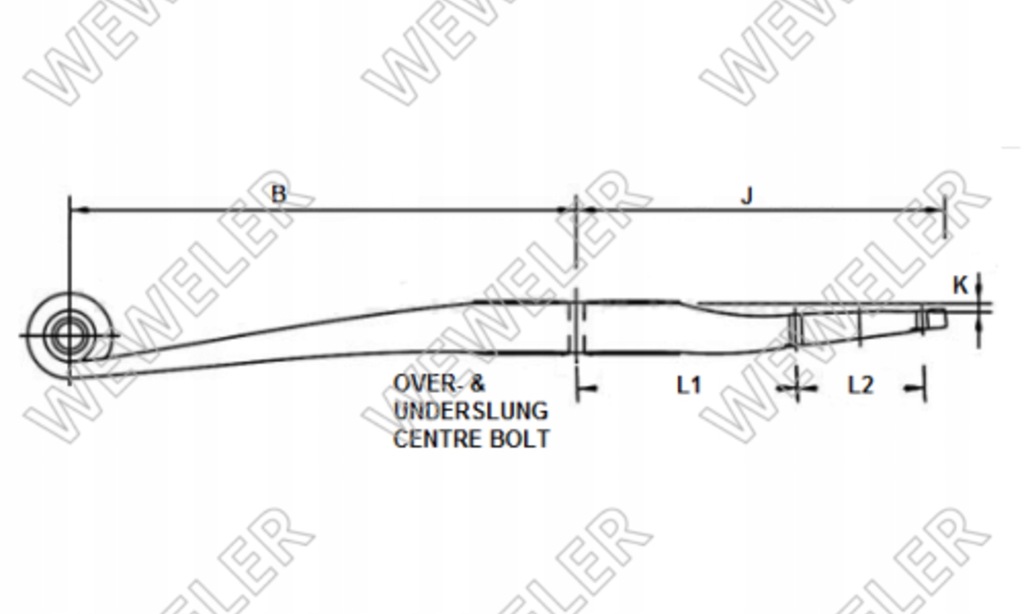 фото №1, Рессора nooteboom 1-piórowy f001a037en75
