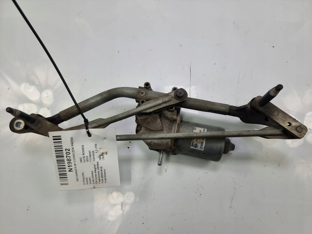 фото №1, Механізм двірник перед 2199s alfa romeo mito