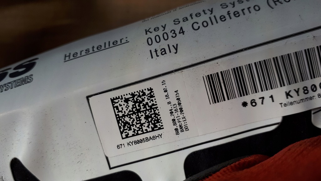 фото №8, Sq5 8r q5 подушка подушка безопасности пассажира 8r0880204b