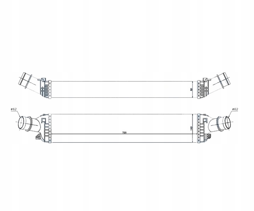 Купити Audi a4/s4 b8 08-11 інтеркулер