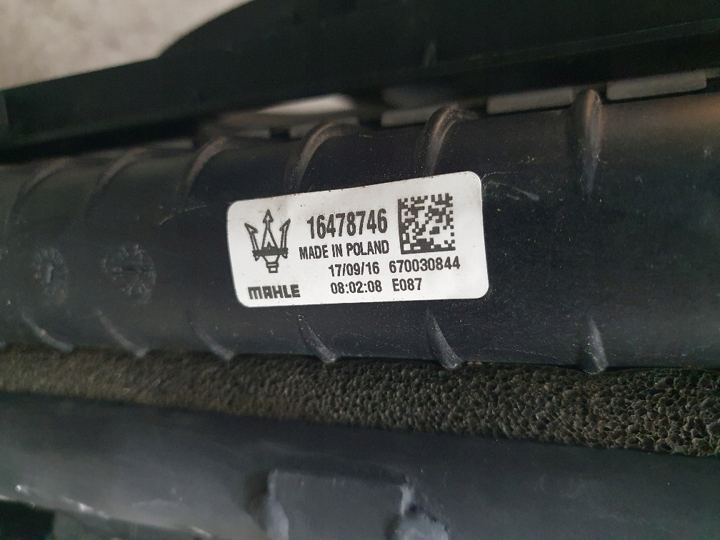 фото №6, Quattroporte ghibli 3.0b s sq4 2013-24 комплект радіатор вентилятор оригінал