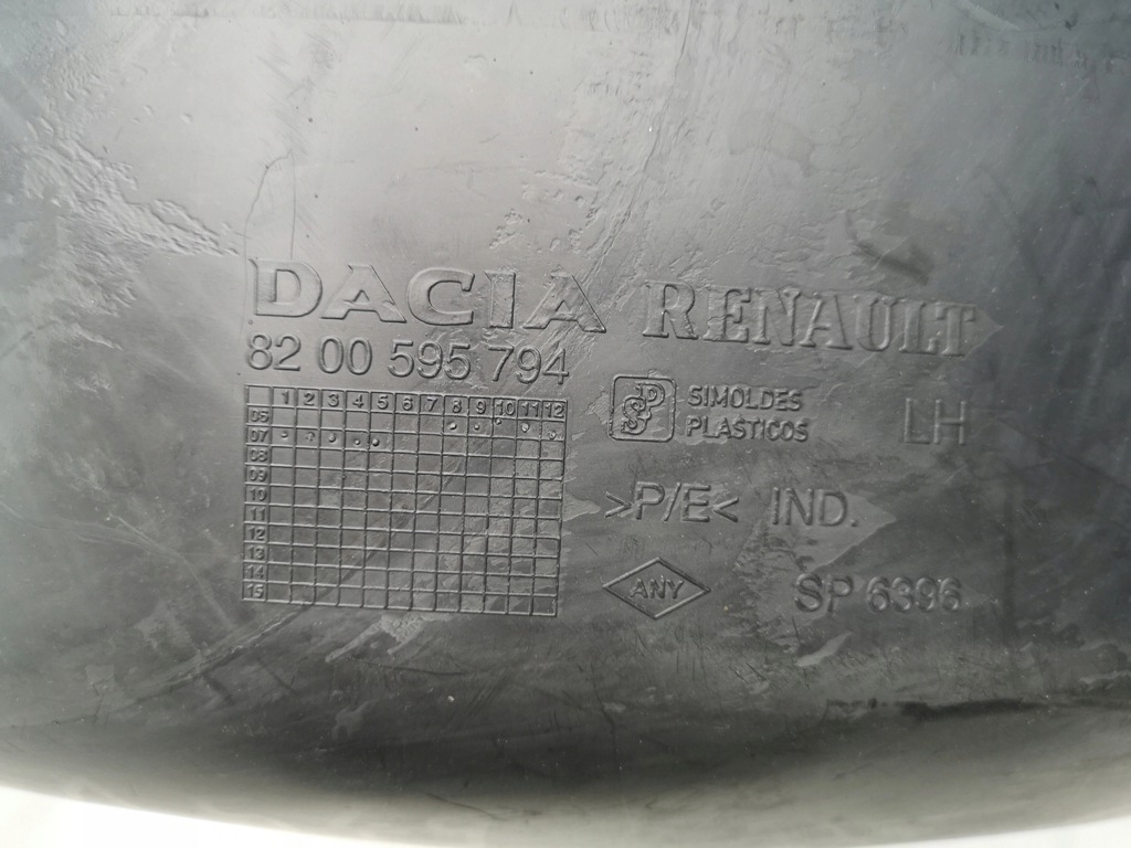 фото №4, Dacia logan подкрылок левая перед 8200595794